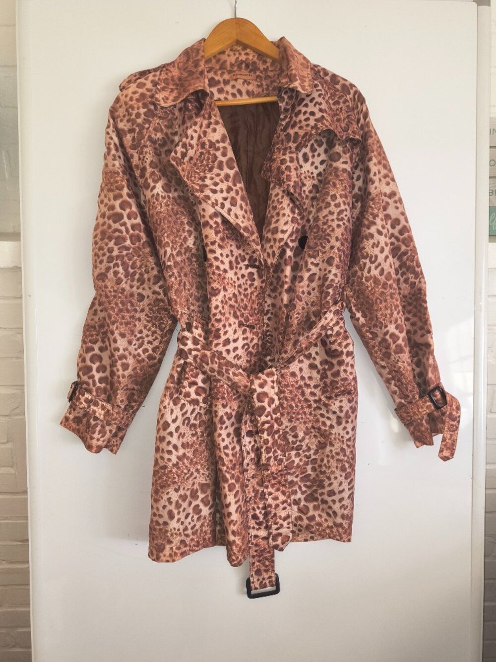 Animal Print Overcoat
